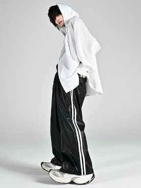 「アイテム（ブレスレット）」を使った、犬飼京 inukai keiさん（メンズ・183cm）の夏コーディネート