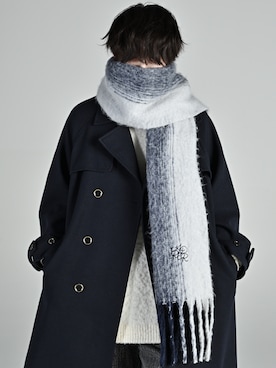 「アイテム（チェスターコート）」を使った、犬飼京 inukai keiさん（メンズ・183cm）の秋コーディネート