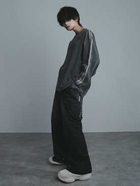 「ADRER（アドラー）のアイテム（シューズ）」を使った、犬飼京 inukai keiさん（メンズ・183cm）の春コーディネート