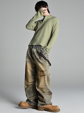 犬飼京 inukai keiさん（メンズ・183cm）の冬コーディネート