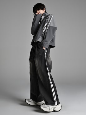 「ADRER（アドラー）のアイテム」を使った、犬飼京 inukai keiさん（メンズ・183cm）の冬コーディネート