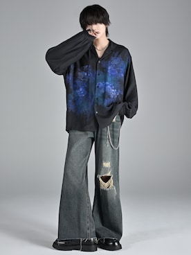 犬飼京 inukai keiさん（メンズ・183cm）の冬コーディネート