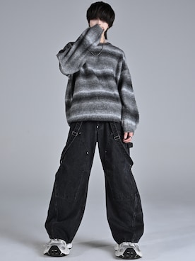 「アイテム（アンダーウェア）」を使った、犬飼京 inukai keiさん（メンズ・183cm）の秋コーディネート