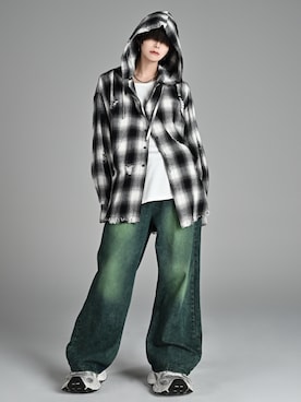 「ADRER（アドラー）のアイテム」を使った、犬飼京 inukai keiさん（メンズ・183cm）の冬コーディネート