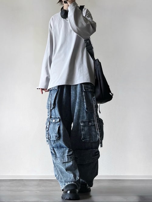 「ADRER(アドラー)のhigh sole ring leather side gore boots/ハイソールリングレザーサイドゴアブーツ(ブーツ)」を使った、犬飼京 inukai keiさん(メンズ・183cm)の秋コーディネート