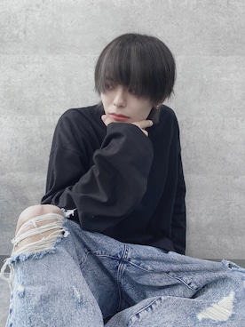 「アイテム（ブレスレット）」を使った、犬飼京 inukai keiさん（メンズ・183cm）の冬コーディネート
