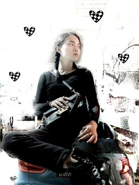 「6IXTY8IGHTのアイテム」を使った、💜拋刨跑泡ㄘㄞˋ💚さん（レディース・158cm）の秋コーディネート