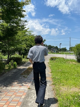 「RYO TAKASHIMA（リョウタカシマ）のアイテム（パンツ）」を使った、rikiさん（メンズ・180cm）の夏コーディネート