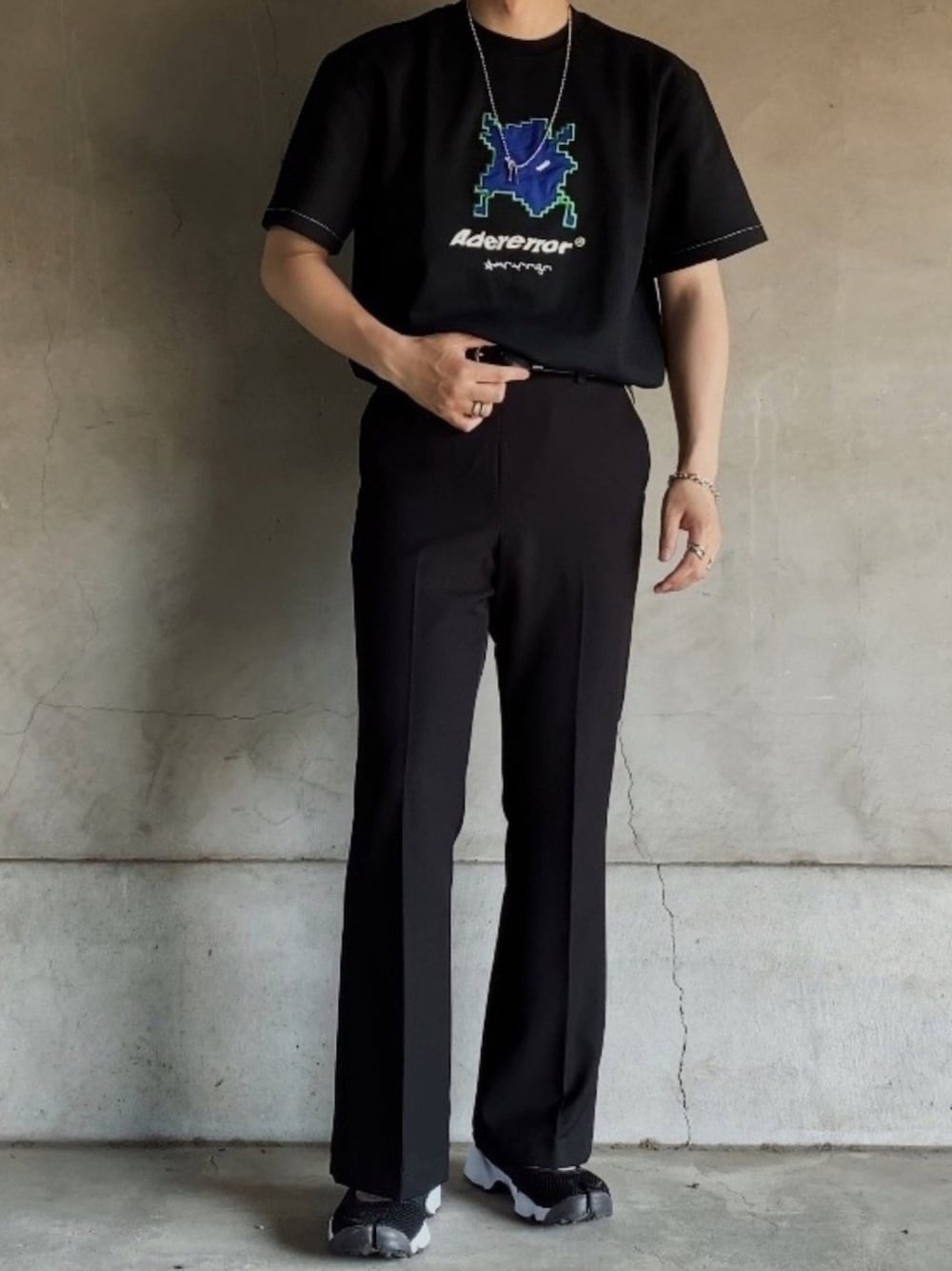 すぐ届く【ADERERROR】 Tシャツ T-SHIRT 0118 BO01SSTS0118OW ADERERROR アーダーエラー ader 男女兼用 Tシャツ 新作レア 新品
