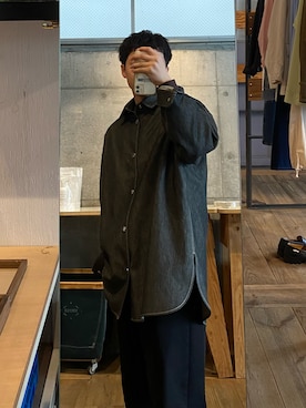 「THE RERACS（ザ・リラクス）のアイテム（シャツ/ブラウス、その他）」を使った、taigaさん（メンズ・165cm）の夏コーディネート