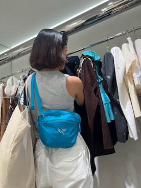 「アイテム（カーゴパンツ）」を使った、r27さん（レディース・160cm）の秋コーディネート
