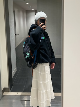 「MOUSSY（マウジー）のアイテム」を使った、r27さん（レディース・160cm）の秋コーディネート
