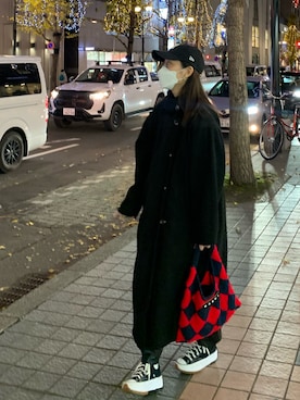 「MARNI」｜「アイテム（その他アウター）」を使った、r27さん（レディース・160cm）の秋コーディネート