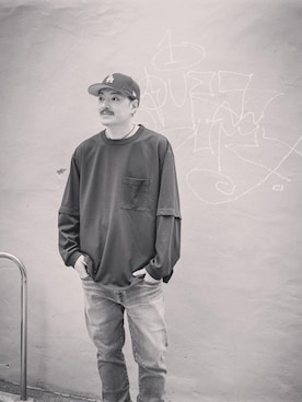 「RE:LORE（リロア）のアイテム」を使った、RE:LORE™さん（メンズ・178cm）の春コーディネート