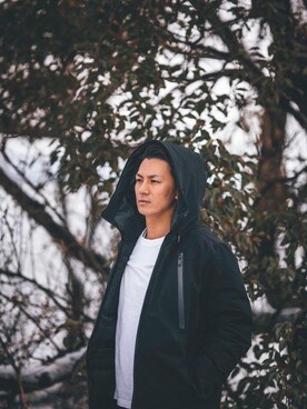 「RE:LORE（リロア）のアイテム（ダウンジャケット/コート）」を使った、RE:LORE™さん（メンズ・178cm）の冬コーディネート