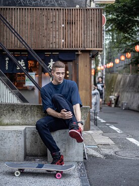 「RE:LORE（リロア）のアイテム」を使った、RE:LORE™さん（メンズ・178cm）の春コーディネート