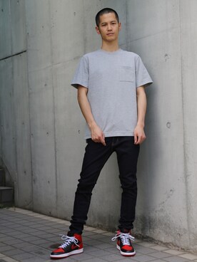 「RE:LORE（リロア）のアイテム（トップス）」を使った、RE:LORE™さん（メンズ・178cm）の夏コーディネート