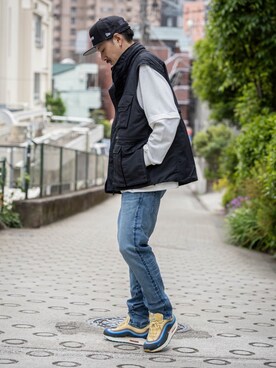 「RE:LORE（リロア）のアイテム」を使った、RE:LORE™さん（メンズ・178cm）の春コーディネート