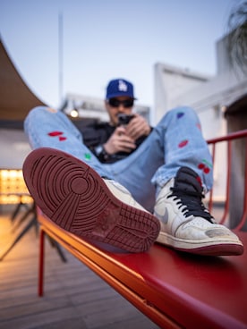 「RE:LORE（リロア）のアイテム」を使った、RE:LORE™さん（メンズ・178cm）の春コーディネート