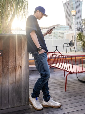 「RE:LORE（リロア）のアイテム」を使った、RE:LORE™さん（メンズ・178cm）の春コーディネート