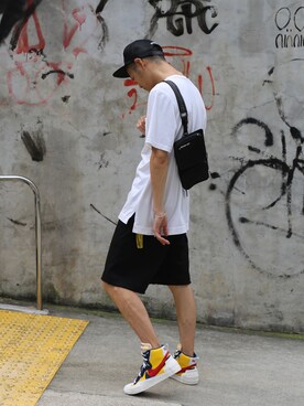 「RE:LORE（リロア）のアイテム（トップス）」を使った、RE:LORE™さん（メンズ・178cm）の夏コーディネート