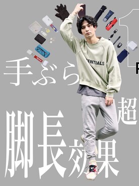 RE:LORE™さん（メンズ・178cm）の冬コーディネート