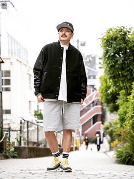 「RE:LORE（リロア）のアイテム」を使った、RE:LORE™さん（メンズ・178cm）の春コーディネート