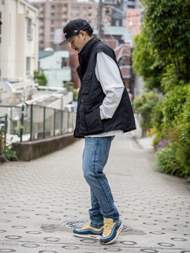 「RE:LORE（リロア）のアイテム」を使った、RE:LORE™さん（メンズ・178cm）の春コーディネート