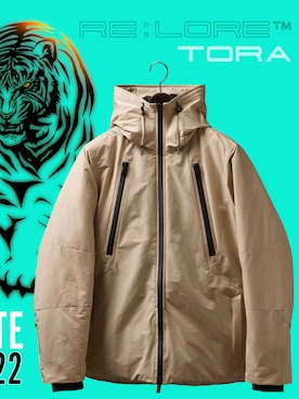 「RE:LORE（リロア）のアイテム（ダウンジャケット/コート）」を使った、RE:LORE™さん（メンズ・178cm）の冬コーディネート