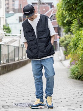 「RE:LORE（リロア）のアイテム」を使った、RE:LORE™さん（メンズ・178cm）の春コーディネート