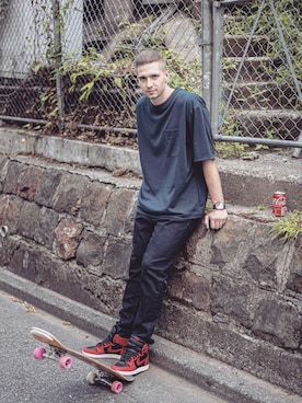 「RE:LORE（リロア）のアイテム」を使った、RE:LORE™さん（メンズ・178cm）の春コーディネート