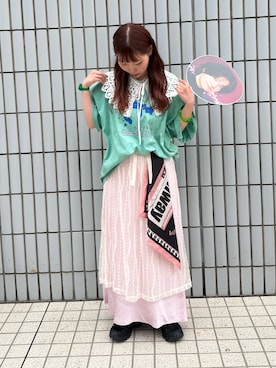 「titivate（ティティベイト）のアイテム」を使った、アさん（レディース・156cm）の秋コーディネート