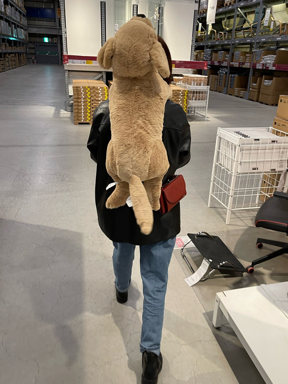 「いぬのアイテム（その他、ブラウン系）」を使った、れおさん（レディース・153cm）の冬コーディネートの1枚目の写真