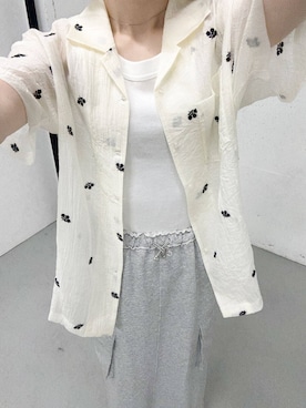 「カーゴスカート」｜スズノさん（レディース・162cm）の夏コーディネート