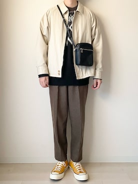 「Steven Alan（スティーブンアラン）のアイテム（ブルゾン）」を使った、こんさん（メンズ・172cm）の冬コーディネート