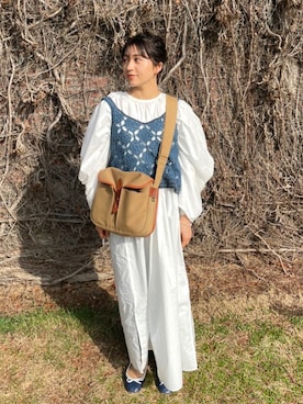 「me（ミイ）のアイテム」を使った、baboさん（レディース・152cm）の春コーディネート