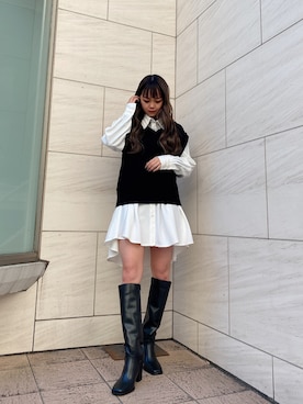 TSUBASAさん（レディース・154cm）の秋コーディネート