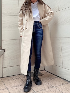 TSUBASAさん（レディース・154cm）の秋コーディネート