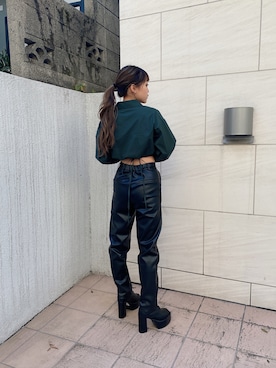 「韓国ファッション」｜TSUBASAさん（レディース・154cm）の冬コーディネート