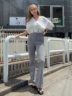 TSUBASAさん（レディース・154cm）の夏コーディネート