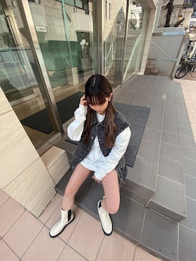 TSUBASAさん（レディース・154cm）の冬コーディネート