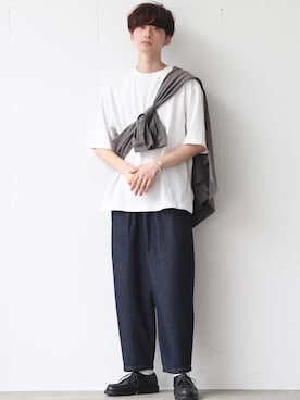 Fujino Masaruさん(メンズ・180cm)の夏コーディネート
