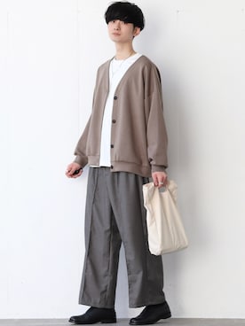 Fujino Masaruさん（メンズ・180cm）の春コーディネート