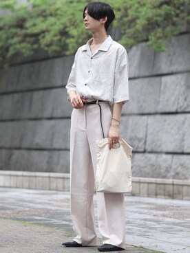 Fujino Masaruさん（メンズ・181cm）の春コーディネート