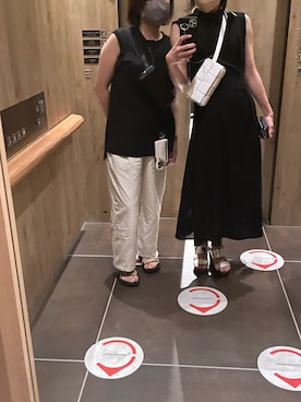 「SHIPS（シップス）のアイテム（サンダル）」を使った、riiiさん（レディース・157cm）の秋コーディネート