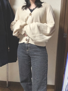 「春服デビュー宣言」｜「アイテム（バレエシューズ）」を使った、たらマヨさん（レディース・153cm）の春コーディネート