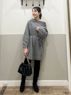 「A part by（アパートバイ）のアイテム」を使った、miyuさん（レディース・154cm）の秋コーディネート