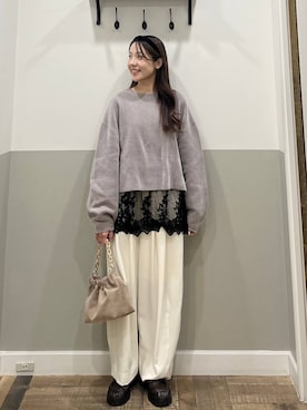 miyuさん（レディース・154cm）の冬コーディネート