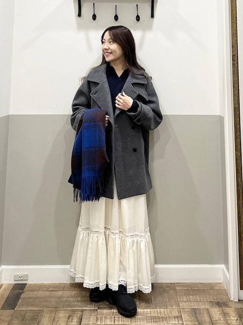 スーパー100 2WAYコート（ピーコート）｜A part by（アパートバイ）の