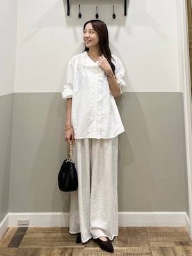 「A part by（アパートバイ）のアイテム（スウェットパンツ）」を使った、miyuさん（レディース・154cm）の秋コーディネート